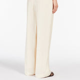 Straight-fit faded linen trousers