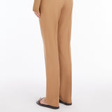 Straight-cut wool, mohair and silk trousers