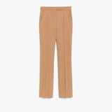 Straight-cut wool, mohair and silk trousers