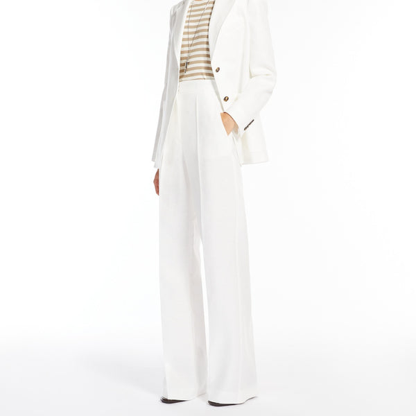 Pure linen trousers