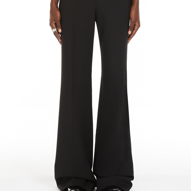 Flared tailored trousers