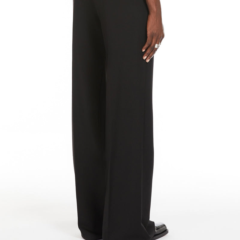 Flared tailored trousers