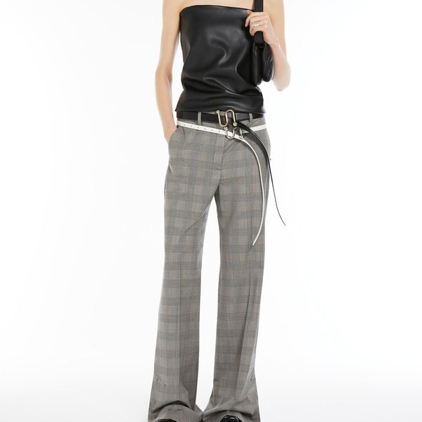 Flared tailored trousers