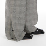 Flared tailored trousers