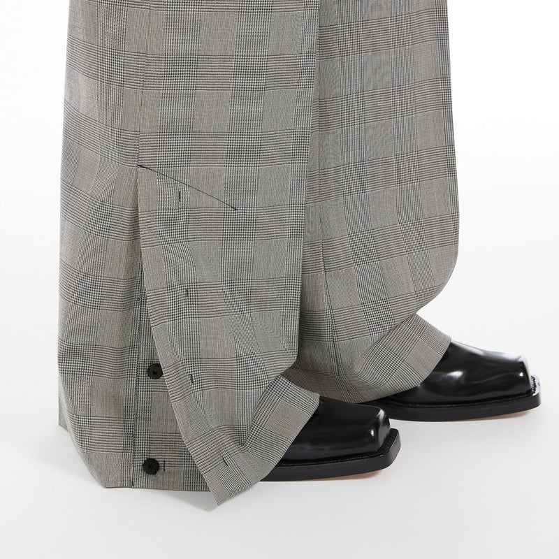 Flared tailored trousers