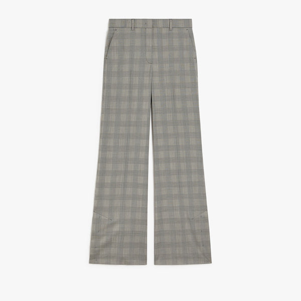 Flared tailored trousers