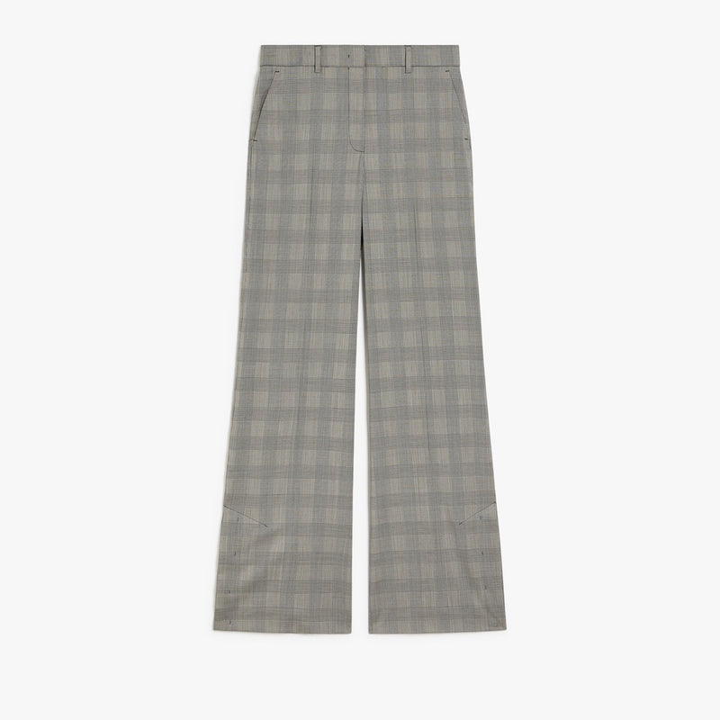 Flared tailored trousers