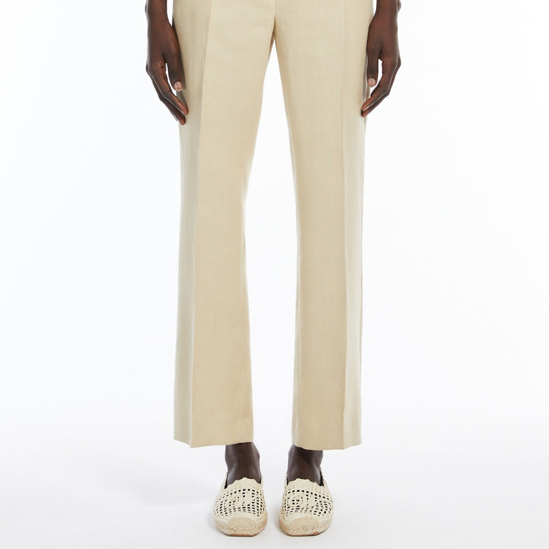 Batavia cotton and linen trousers
