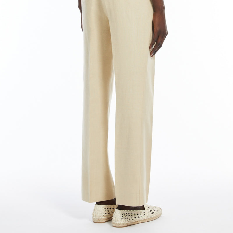 Batavia cotton and linen trousers
