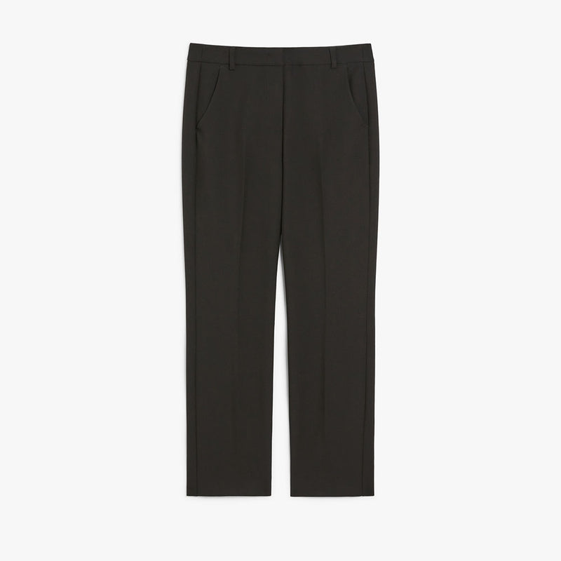 Double viscose canvas trousers