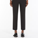 Double viscose canvas trousers
