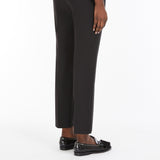 Double viscose canvas trousers