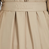 Oversized trench coat in water-repellent twill