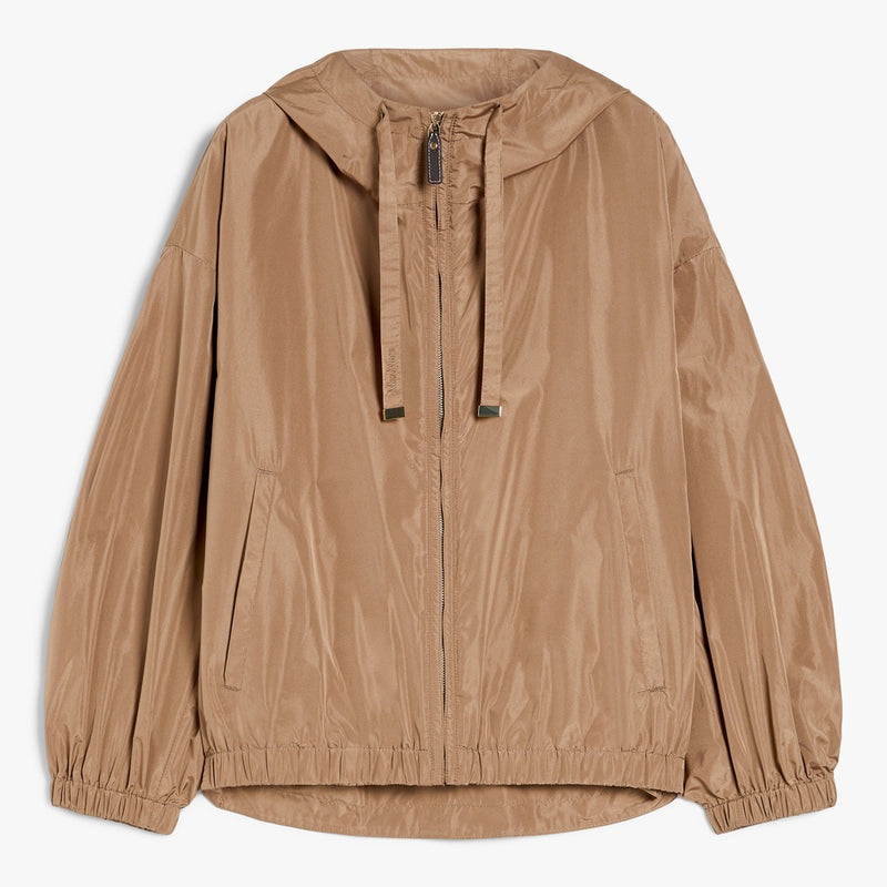 Water-repellent taffeta parka