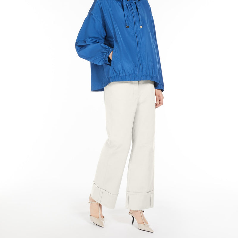 Water-repellent taffeta parka
