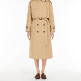 3-in-1 water-repellent gabardine trench coat