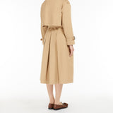 3-in-1 water-repellent gabardine trench coat