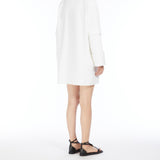 Water-repellent gabardine trench coat