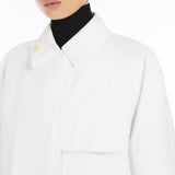 Water-repellent gabardine trench coat