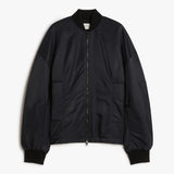Short padded bomber jacket