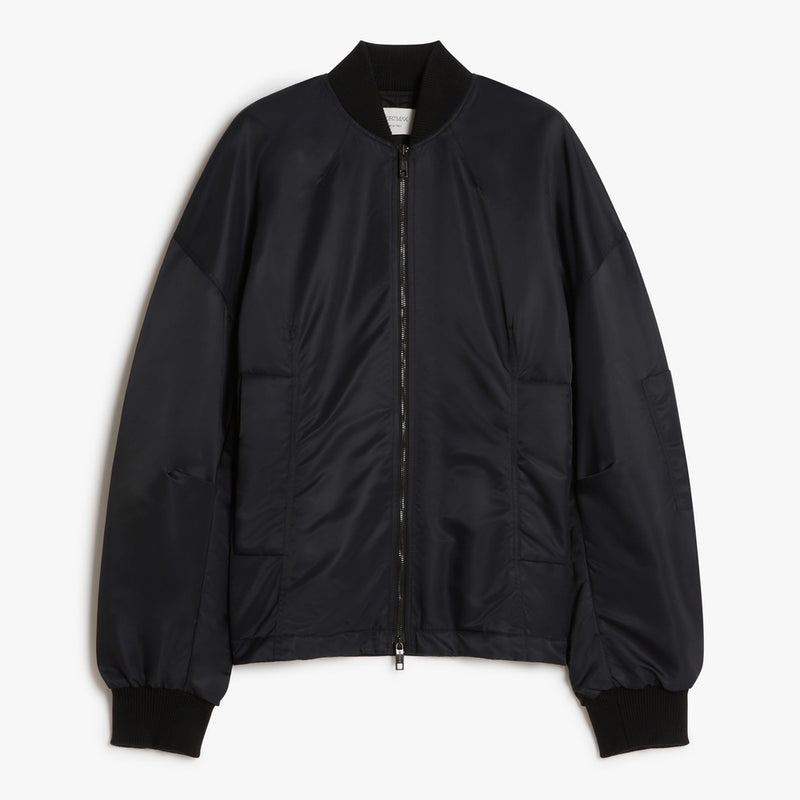 Short padded bomber jacket