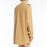 Cotton canvas raincoat