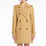 Cotton canvas raincoat
