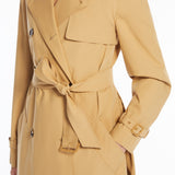 Cotton canvas raincoat