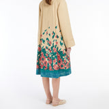 Water-repellent cotton gabardine trench coat