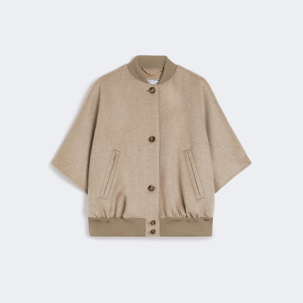 Lightweight cashmere cape