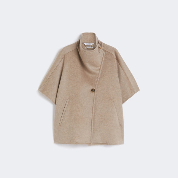 Lightweight cashmere loden cape