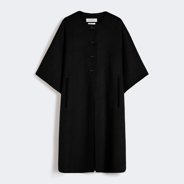 Long cashmere loden cape