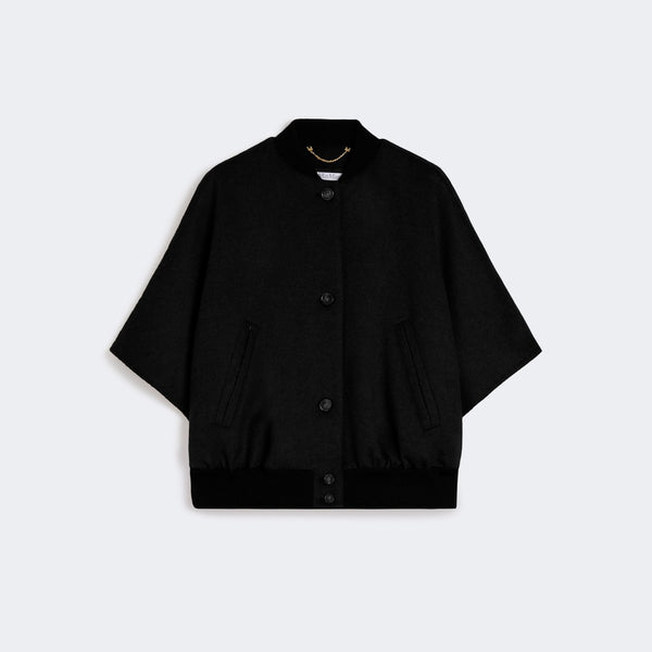 Lightweight cashmere cape