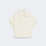 Alpaca wool teddy cape