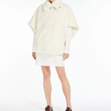 Alpaca wool teddy cape