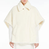 Alpaca wool teddy cape