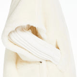 Alpaca wool teddy cape