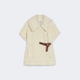 Alpaca wool teddy cape