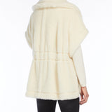 Alpaca wool teddy cape