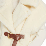 Alpaca wool teddy cape