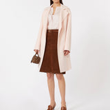 Wool coat with cashmere