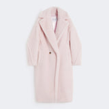 Teddy Bear Icon Coat in alpaca wool