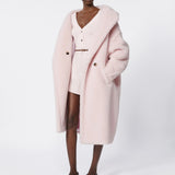 Teddy Bear Icon Coat in alpaca wool