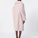 Teddy Bear Icon Coat in alpaca wool