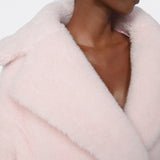 Teddy Bear Icon Coat in alpaca wool