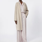 Cashmere robe coat