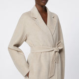 Cashmere robe coat