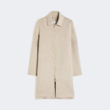Straight cashmere coat