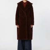 Teddy Bear Icon Coat in alpaca wool