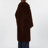 Teddy Bear Icon Coat in alpaca wool